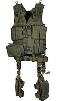 Тактический разгрузочный жилет зелёный PVC-V747KTG